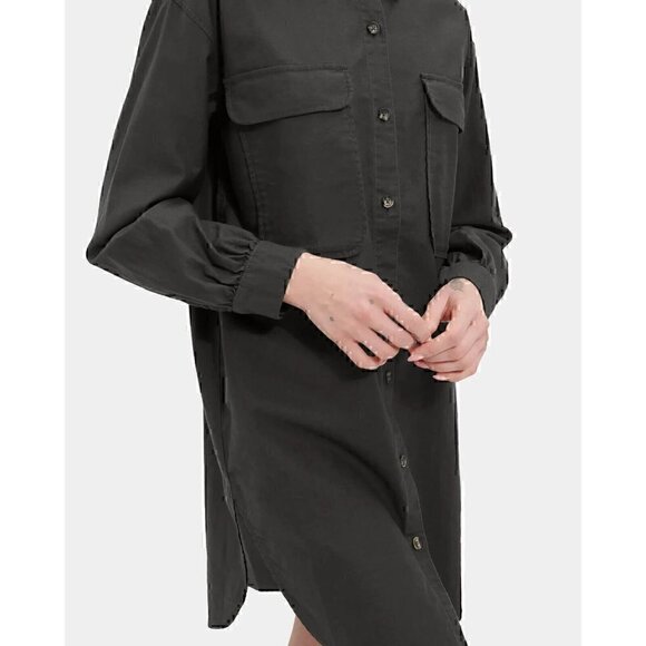 NEW! UGG Women's S Addley Oversized Shirt Dress NWT $128 - Picture 4 of 4